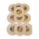 Dessert plates nursery rhymes of digoin and sarreguemine