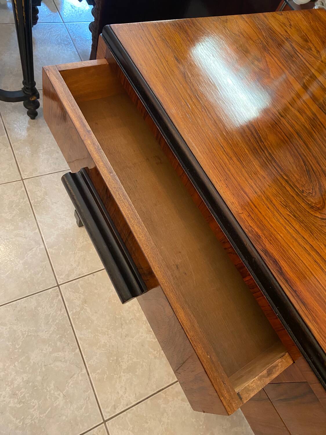 Art Deco mahogany desk