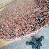 Tagle marble and cast iron bistro gueridon