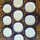 Set 10 dessert plates Limoges Raynaud & Co vintage