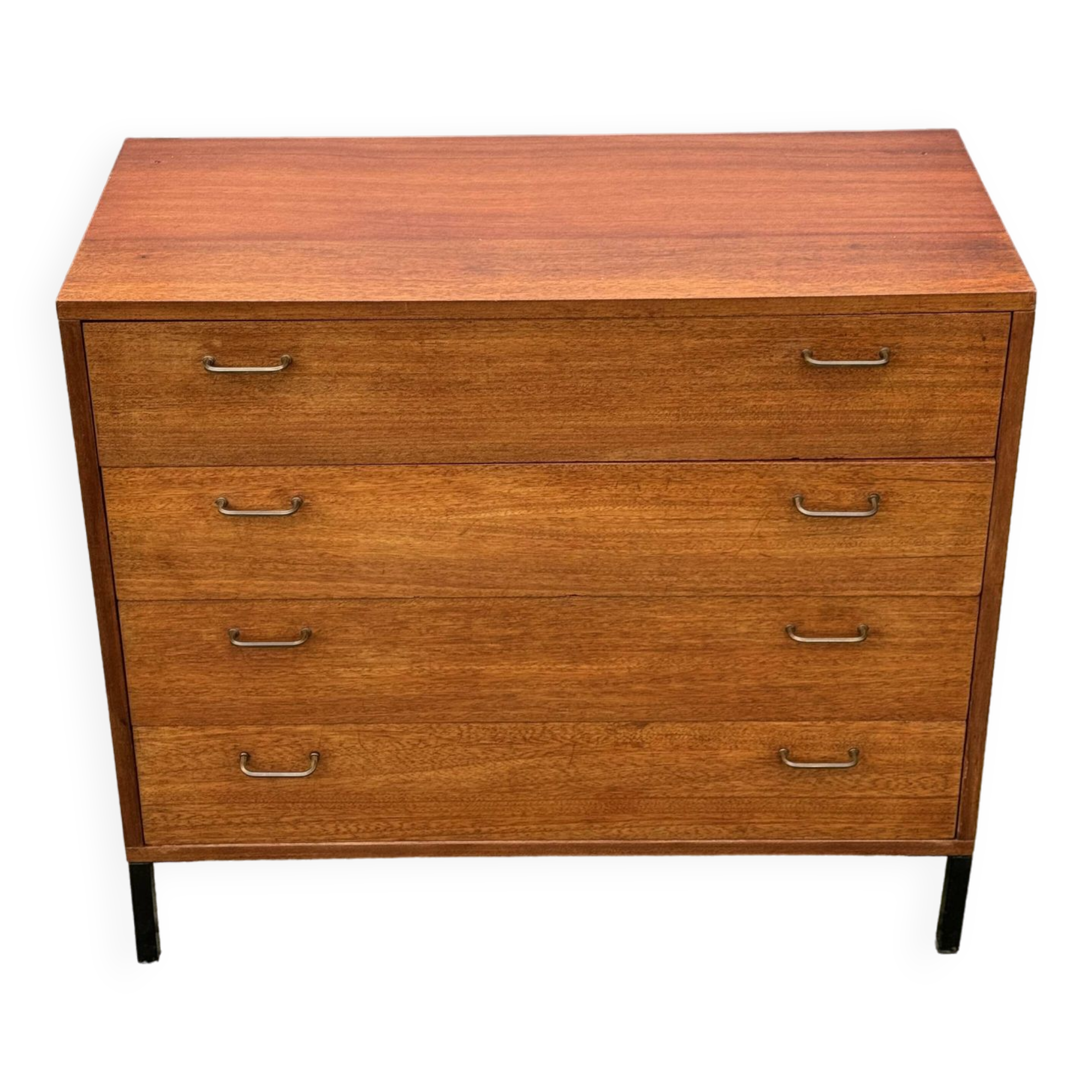 Commode à Tiroirs Vintage en Teck