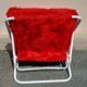 7s folding chair in faux fur