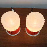 Pair of small table lamps, 1980