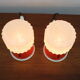 Pair of small table lamps, 1980