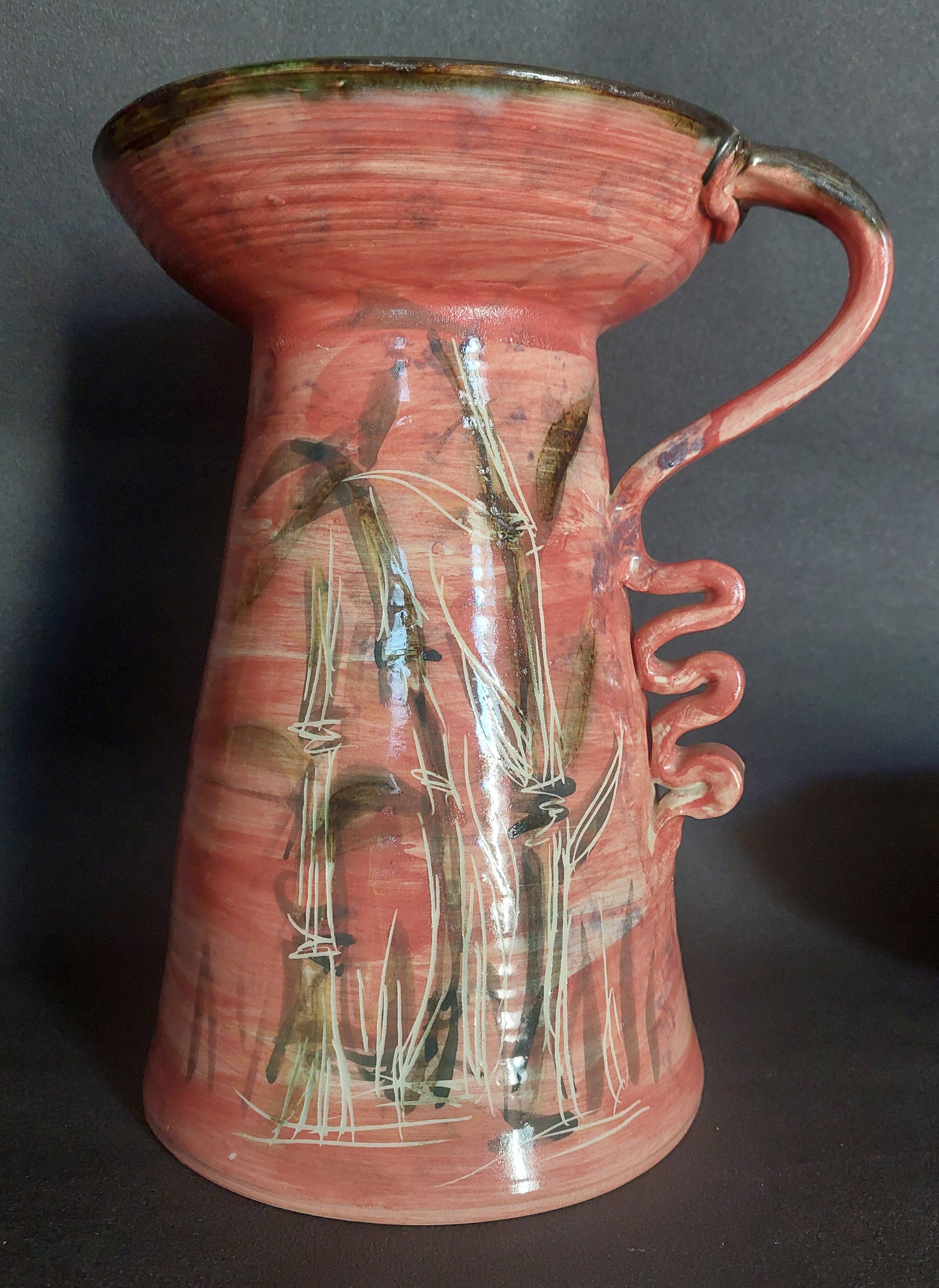 Vintage signed hand candle holder