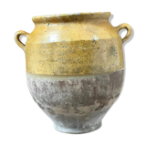 Yellow grease pot from the South West region of France