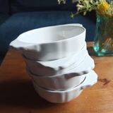 White faience bowls from Gien