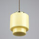 Vintage Mid-century Glass Pendant Lamp
