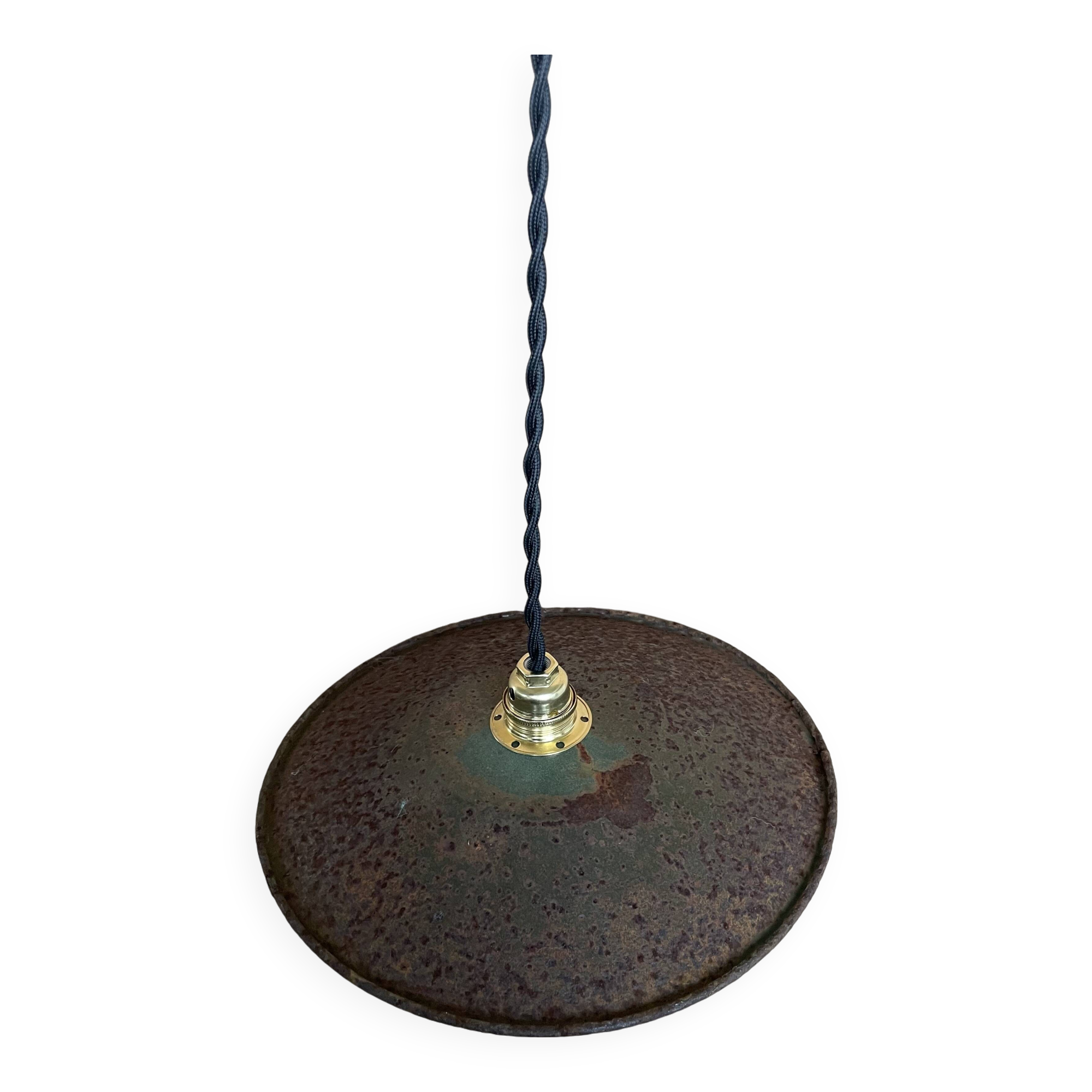 Old industrial pendant light
