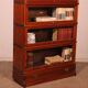 Globe Wernicke Library in mahogany with 6 elements and drawer.