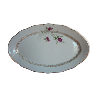 Oval serving dish Porcelaine Chauvigny 39 x 24 cm