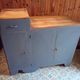Ancienne armoire vintage art deco placard meuble dresse buffet dressoir