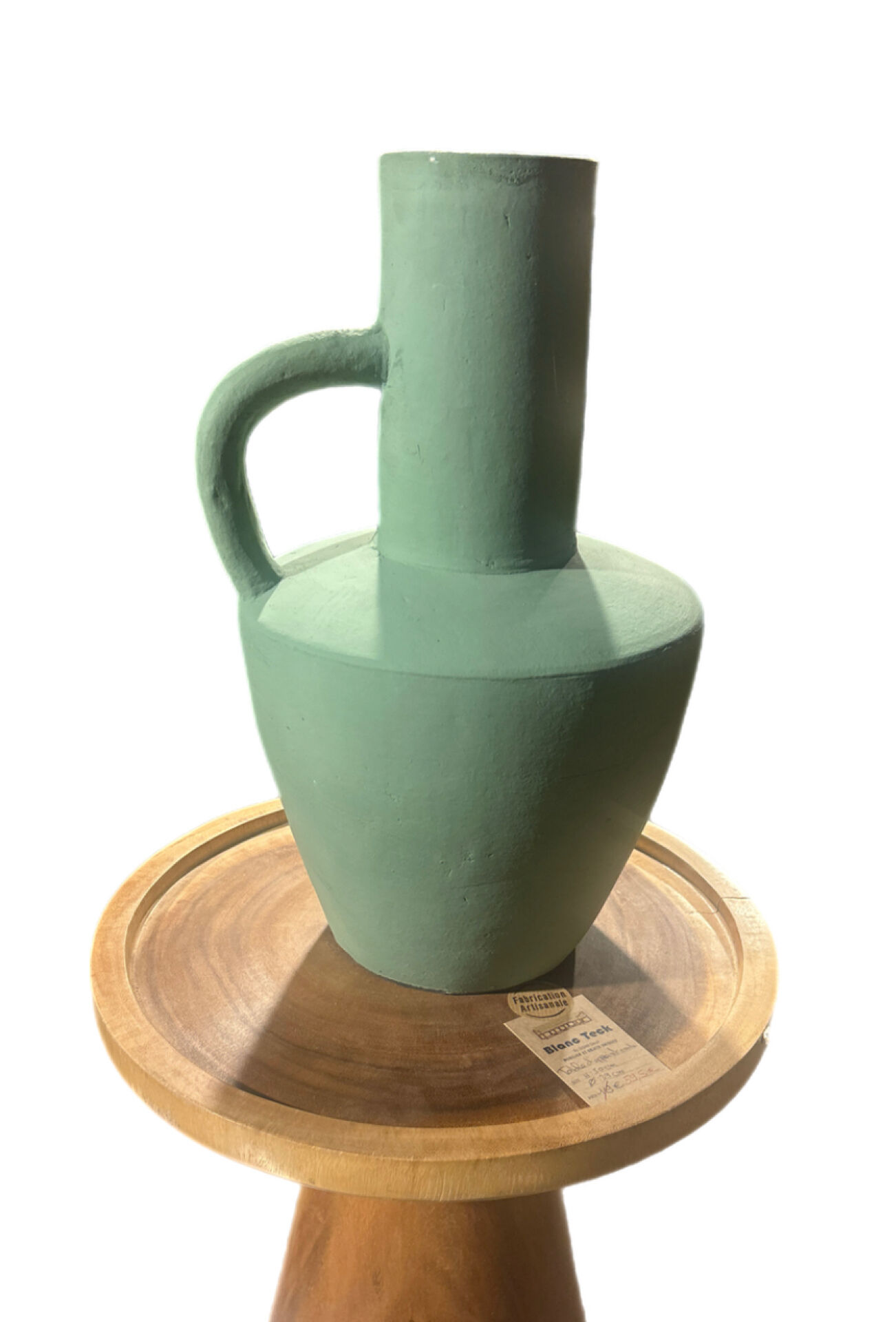Green vase