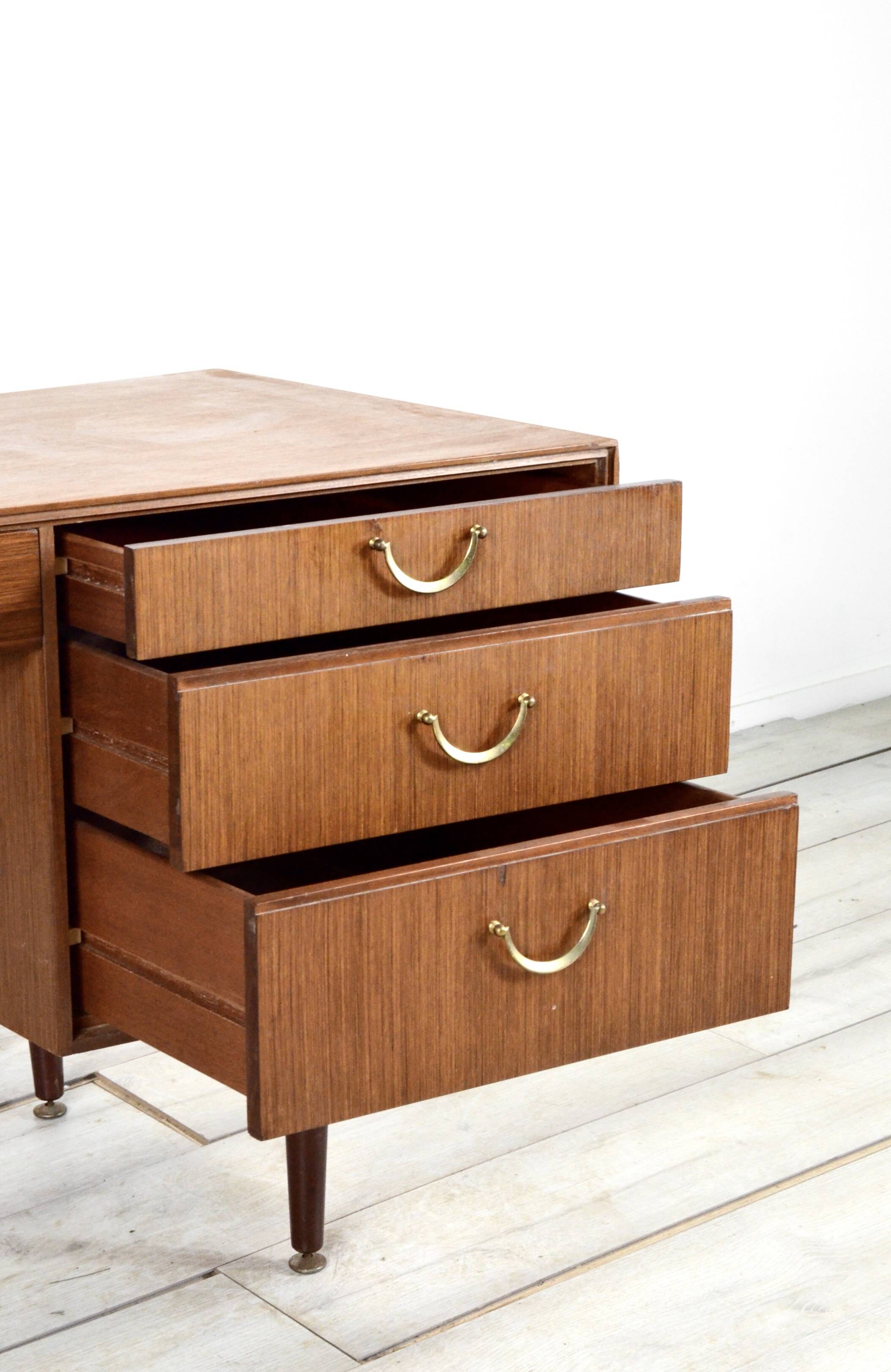 Midcentury Meredew Desk In Teak. Vintage / Modern / Retro / Danish Style.