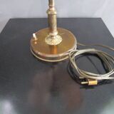 Lampe ancienne en métal doré