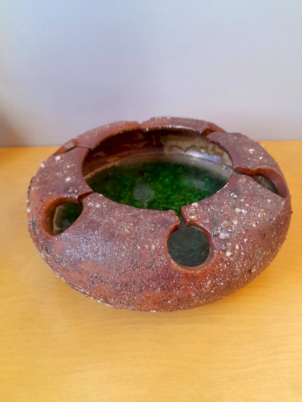 Ceramic catchall, signed M. Lodereau 1970