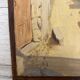 Huile sur carton vintage