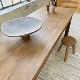 Country farmhouse table in solid beech and oak 2.5m XL