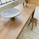 Country farmhouse table in solid beech and oak 2.5m XL