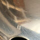 Cream ladle in silver metal perfect condition punch