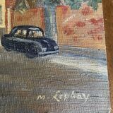 Oil on landscape cardboard 35 X 27