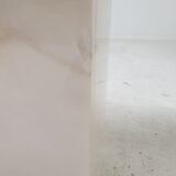 Set of 2 italian marble side tables, 1980's