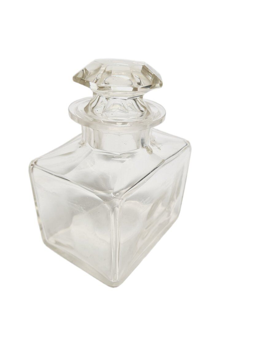 Biedermeier crystal tea box, Germany, 1890s
