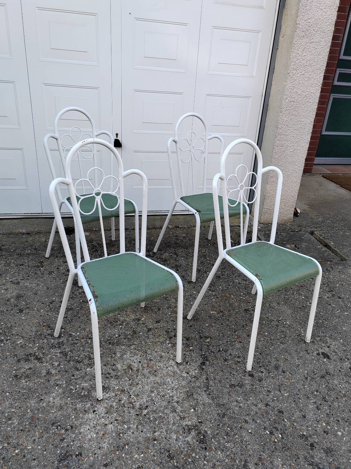 4 garden chairs from the 1960s
