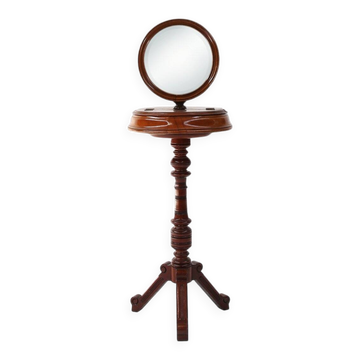 Miroir de maquillage romantique avec rangement latéral, France années 1850