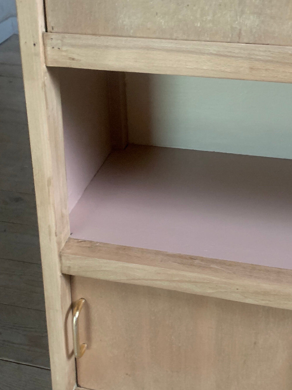 Vintage pyramidal secretary desk and bookcase