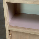 Vintage pyramidal secretary desk and bookcase