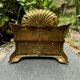 Brass magazine and letter holder in Louis XV baroque style.