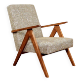 Vintage armchair green granola ethnic design