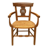 Directory straw armchair