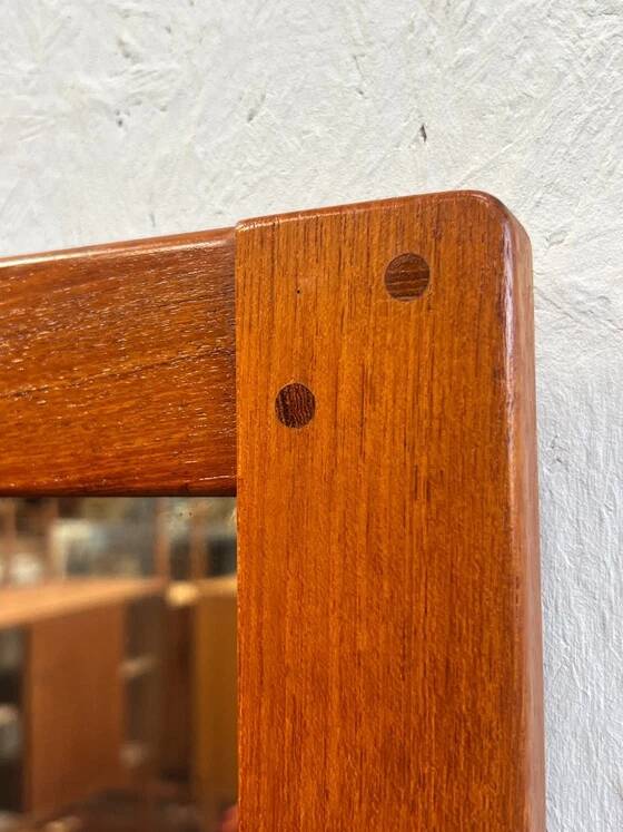 Vintage Teak Mirror, Miljo, Ab Nybrofabriken, Sweden 1950's