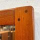 Vintage Teak Mirror, Miljo, Ab Nybrofabriken, Sweden 1950's