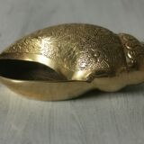 Cendrier coquillage laiton