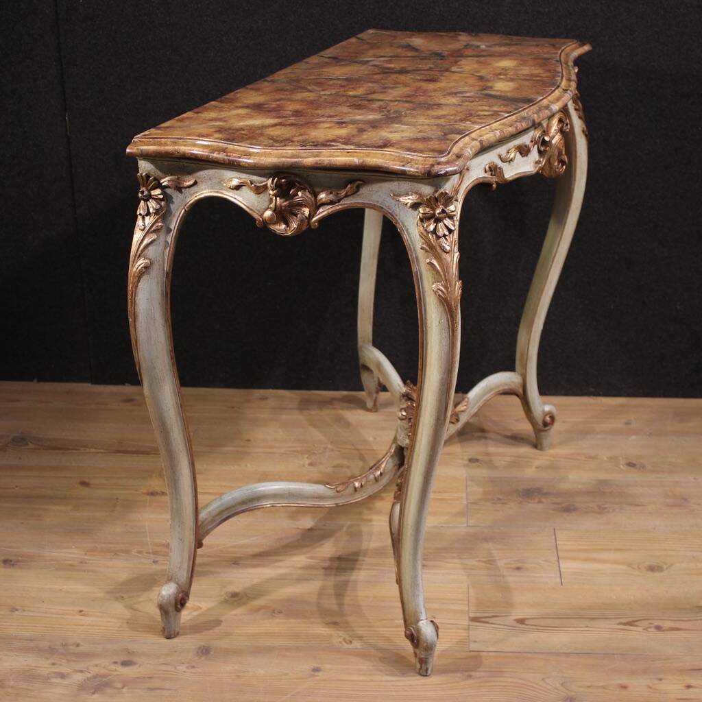 French lacquered console in Louis XV style