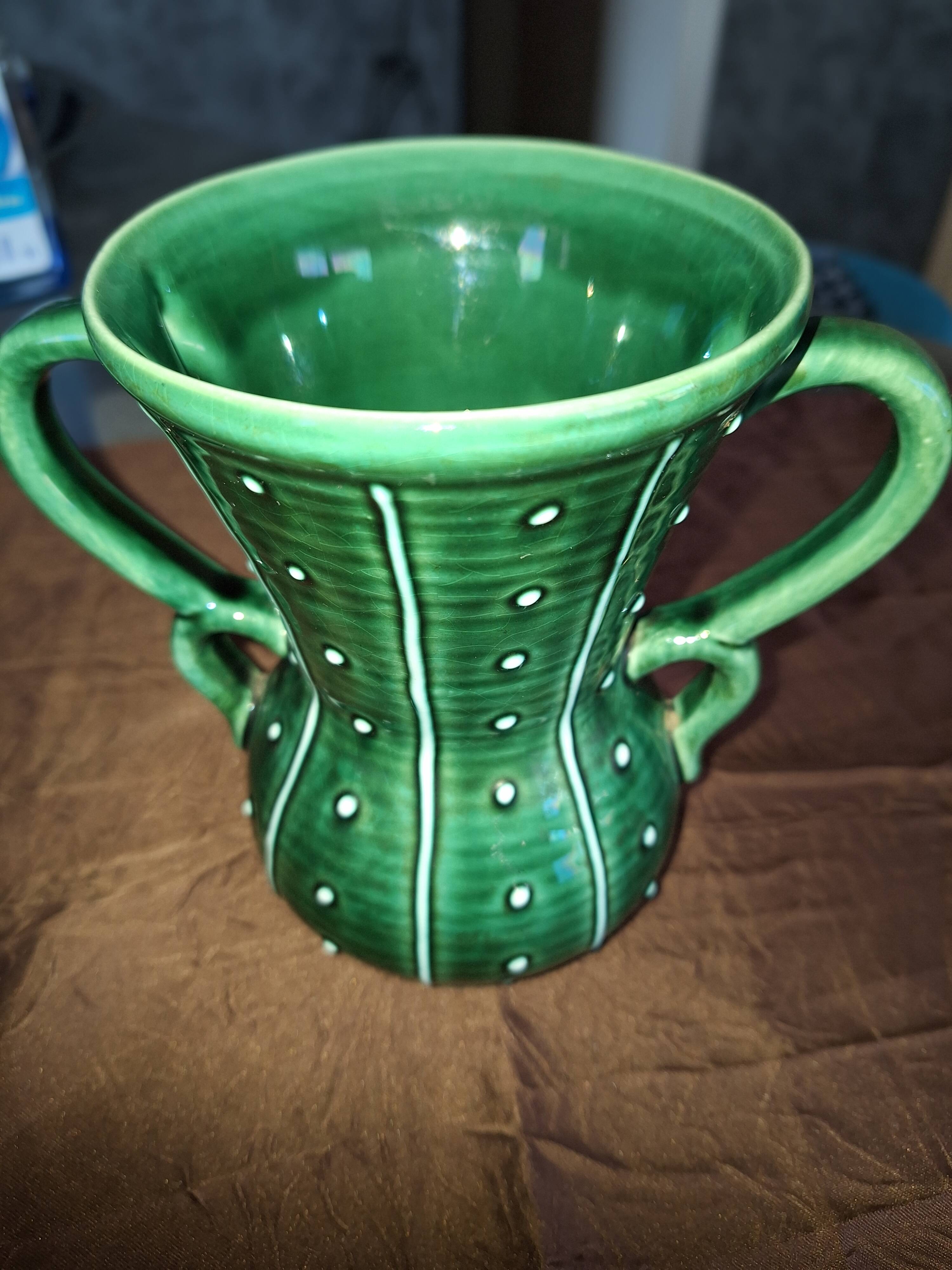 Vase from the Longchamp factory signed