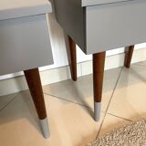 Pair of vintage bedsides