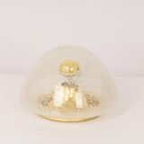 glass Space Age ceiling lights by Hoffmeister, Germany, 1960s