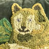 Vintage velvet cushion