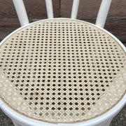 2 chaises bistrot shabby chic bois courbé vintage