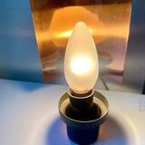 Applique murale Art Déco scandinave en métal/cuivre vintage