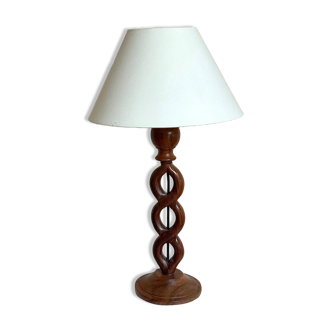 Lampe de table en bois