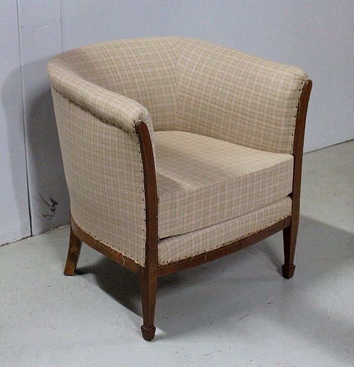 Mahogany armchair, Art Deco 1930