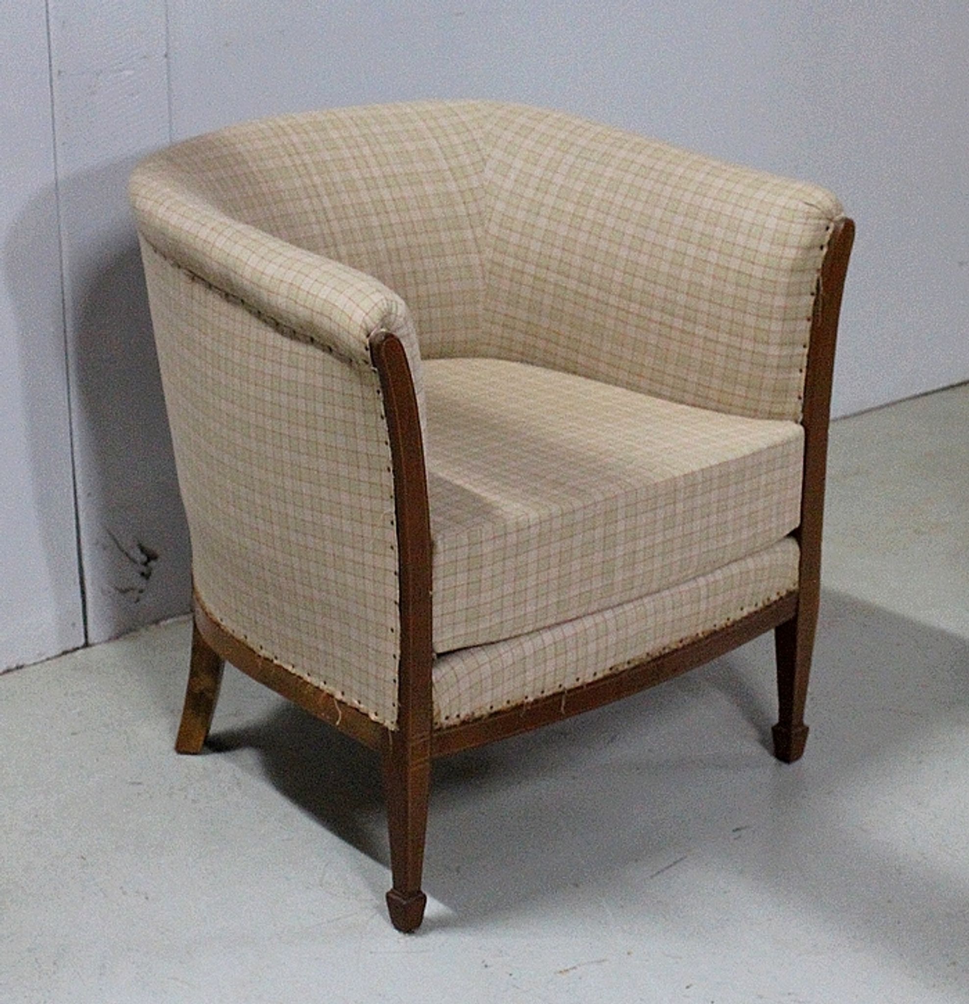 Mahogany armchair, Art Deco 1930