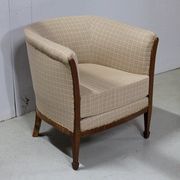 Mahogany armchair, Art Deco 1930