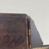 Rectangular art deco turned wood tray