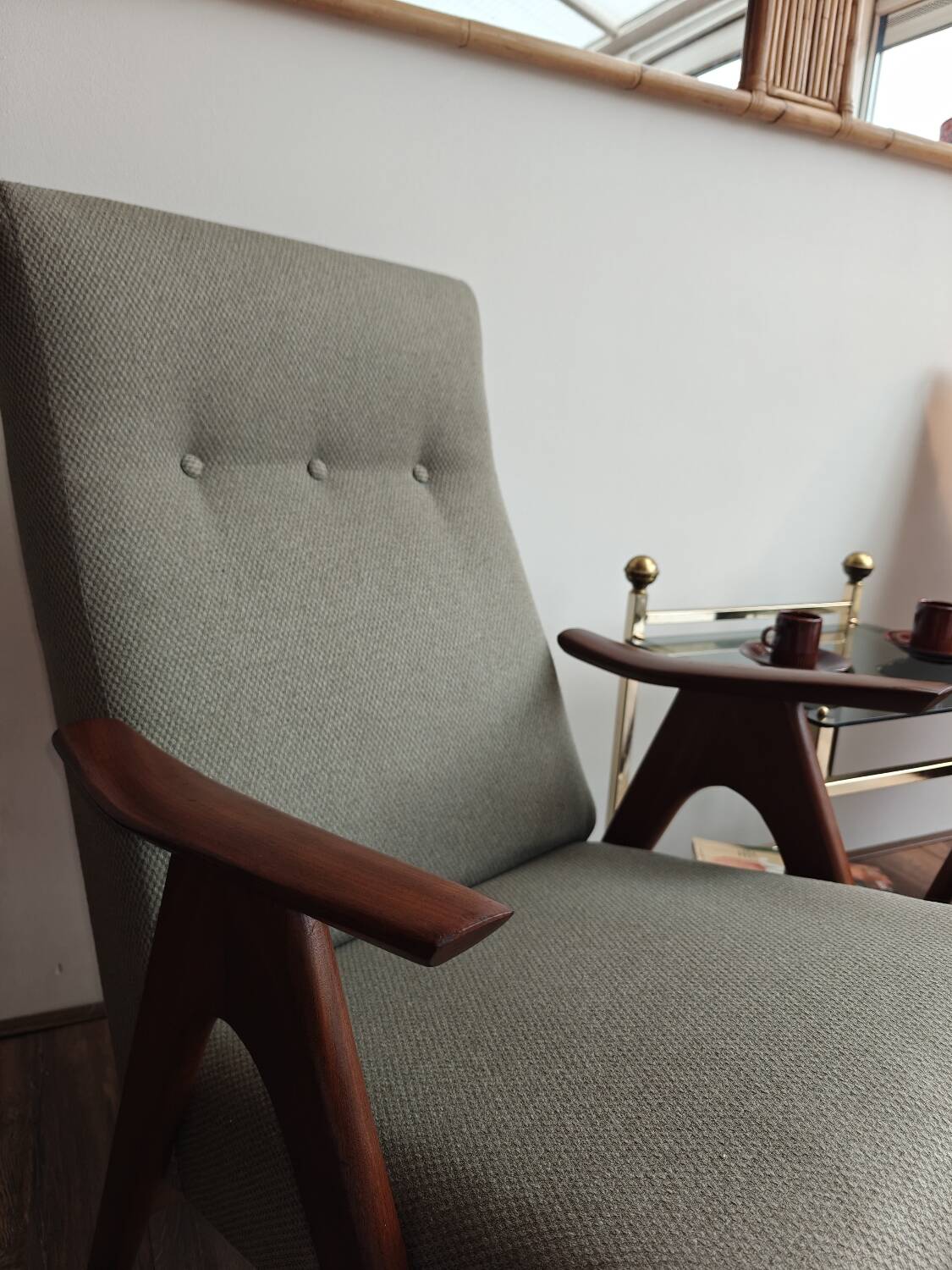 Fauteuils vintage Louis Van Teeffelen